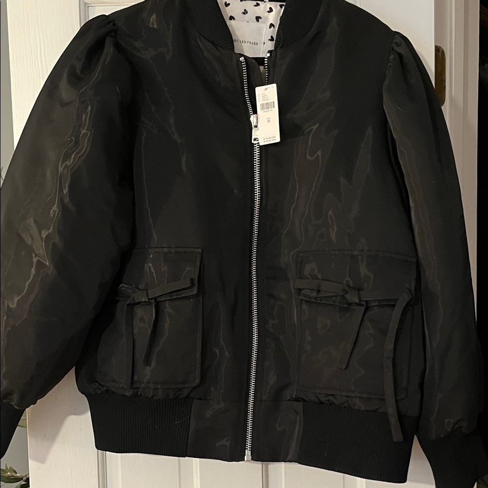 Anthropologie Avec Les Filles Heart Print Jacket